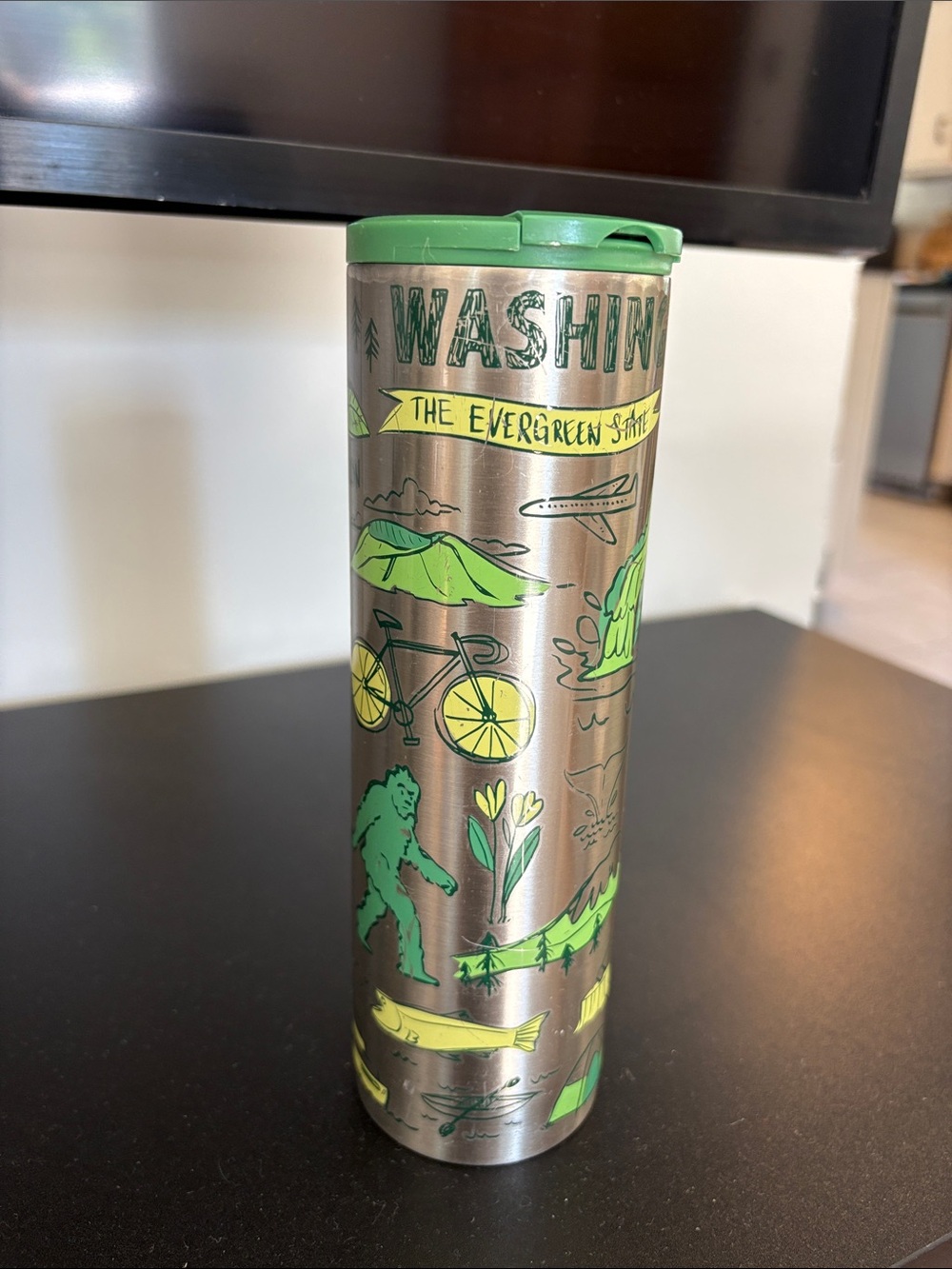 Starbucks Stainless Steel been there series 16 ounce Washington state tumbler